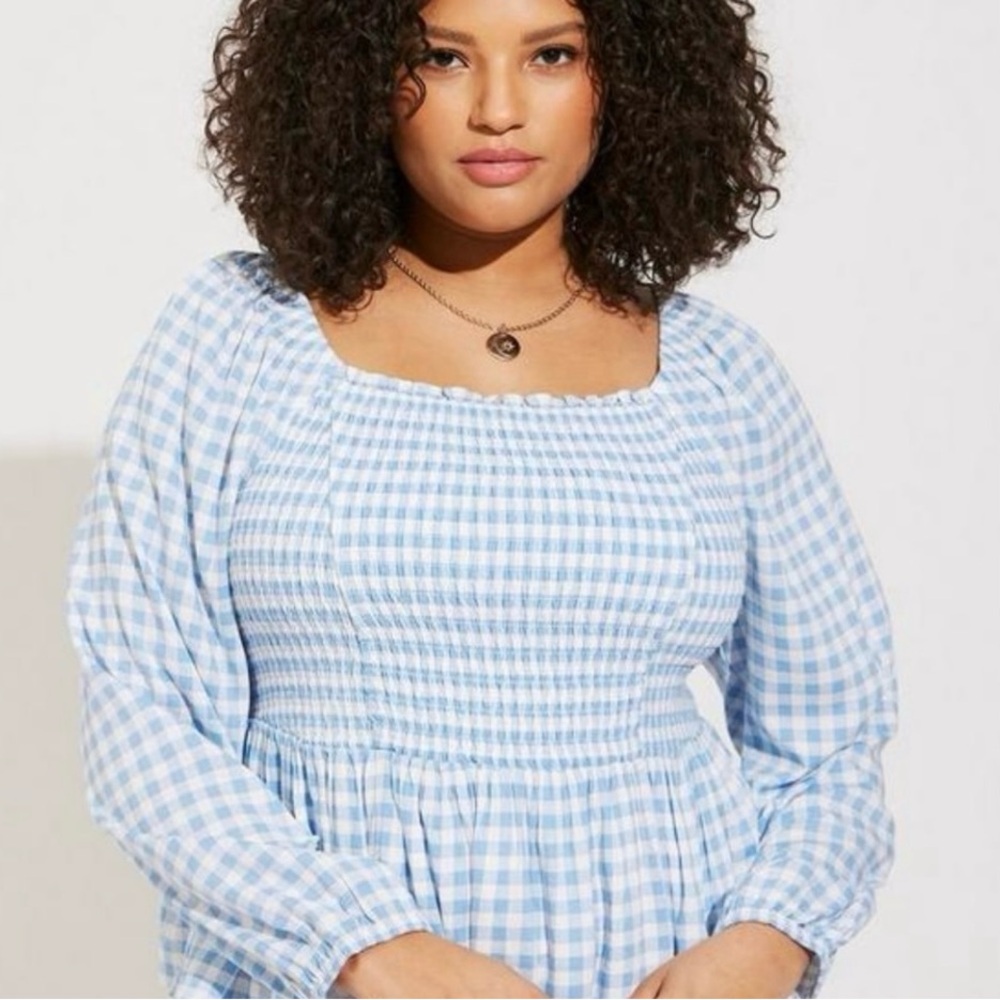 Size 5 Torrid Gingham Top